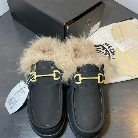 HEYDUDE Wally Slip Loafer Market – Men’s 10 (11.5–12 Woman's size) -Black – NIB - Picture 1 of 9